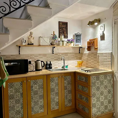 Ensuite With Private Kitchen In A Typical Maltese Townhouse