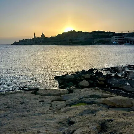 Ensuite With Private Kitchen In A Typical Maltese Townhouse Sliema