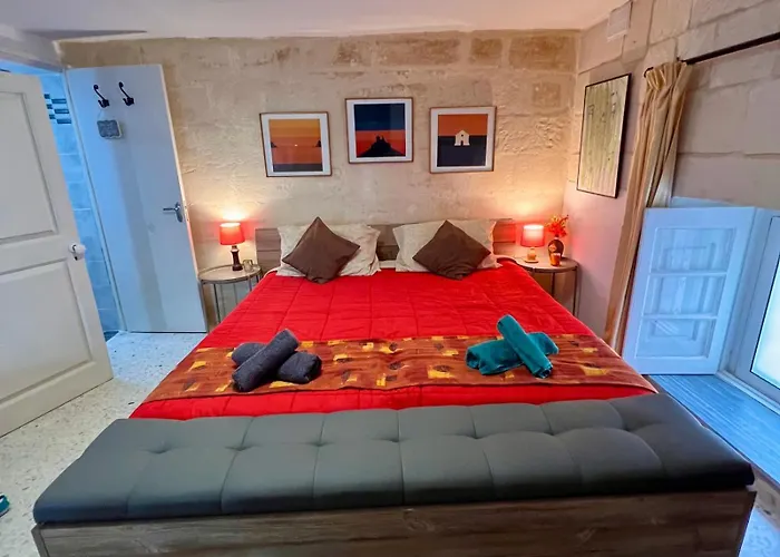 Ensuite With Private Kitchen In A Typical Maltese Townhouse